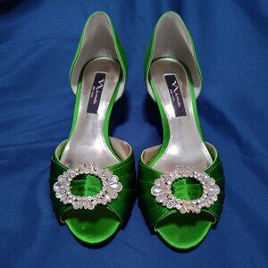Nina Apple Green Kitten Heels